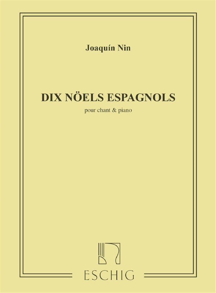 10 Noels Espagnols Cht-Piano